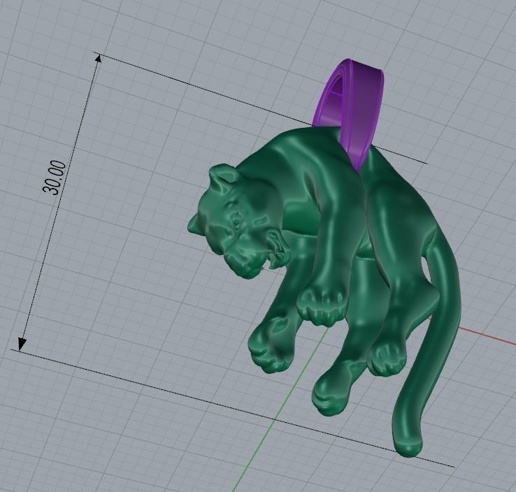 Pendant 3D print model_6