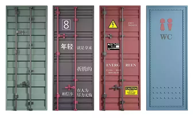 flat single container Industrial wind