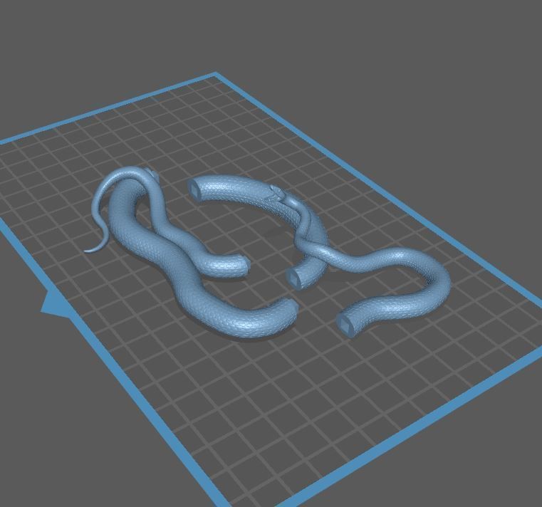 Black Mamba Venomous Snake Reptile 3D Print 3D print model_12