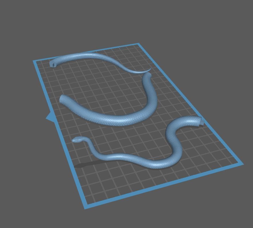 Black Mamba Venomous Snake Reptile 3D Print 3D print model_11