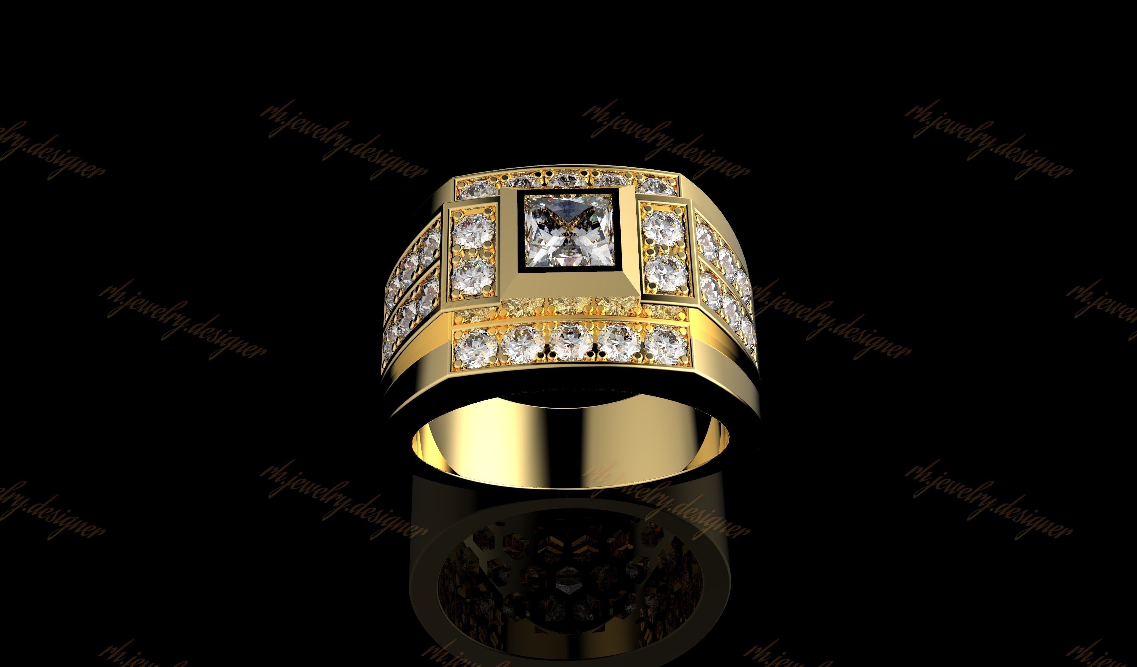 Gold N1103 3D print model_1