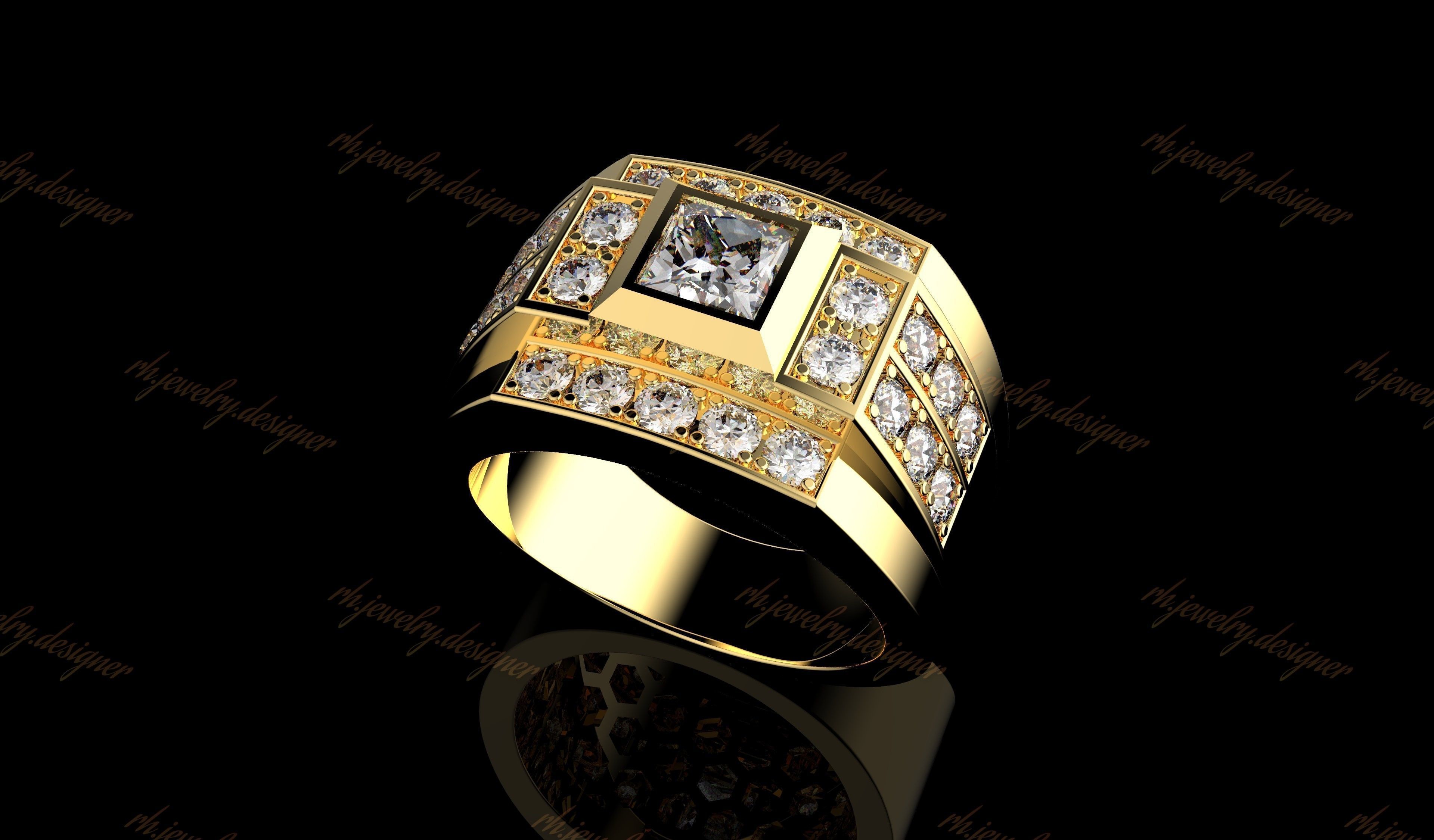 Gold N1103 3D print model_8