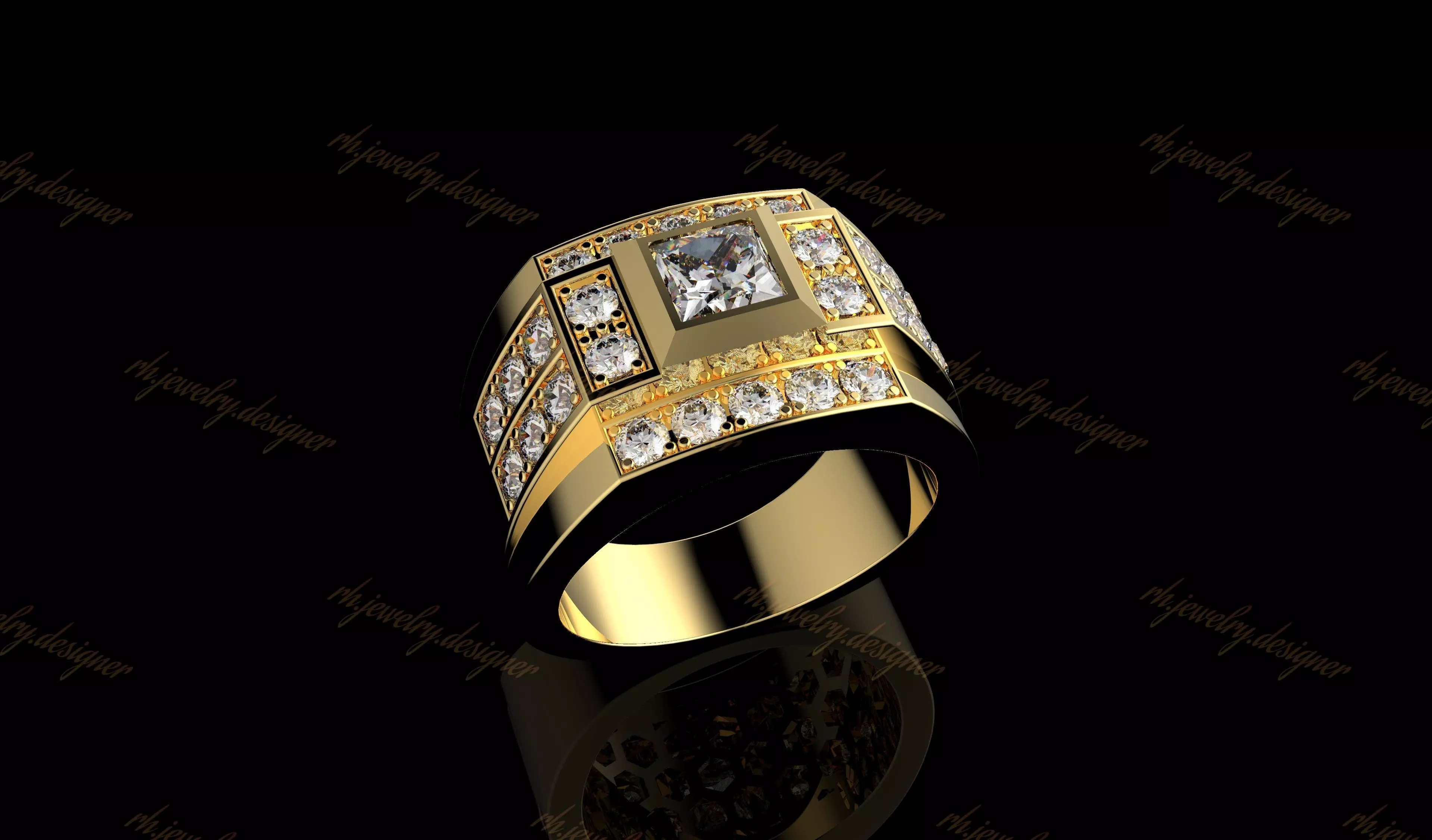 Gold N1103 3D print model_0