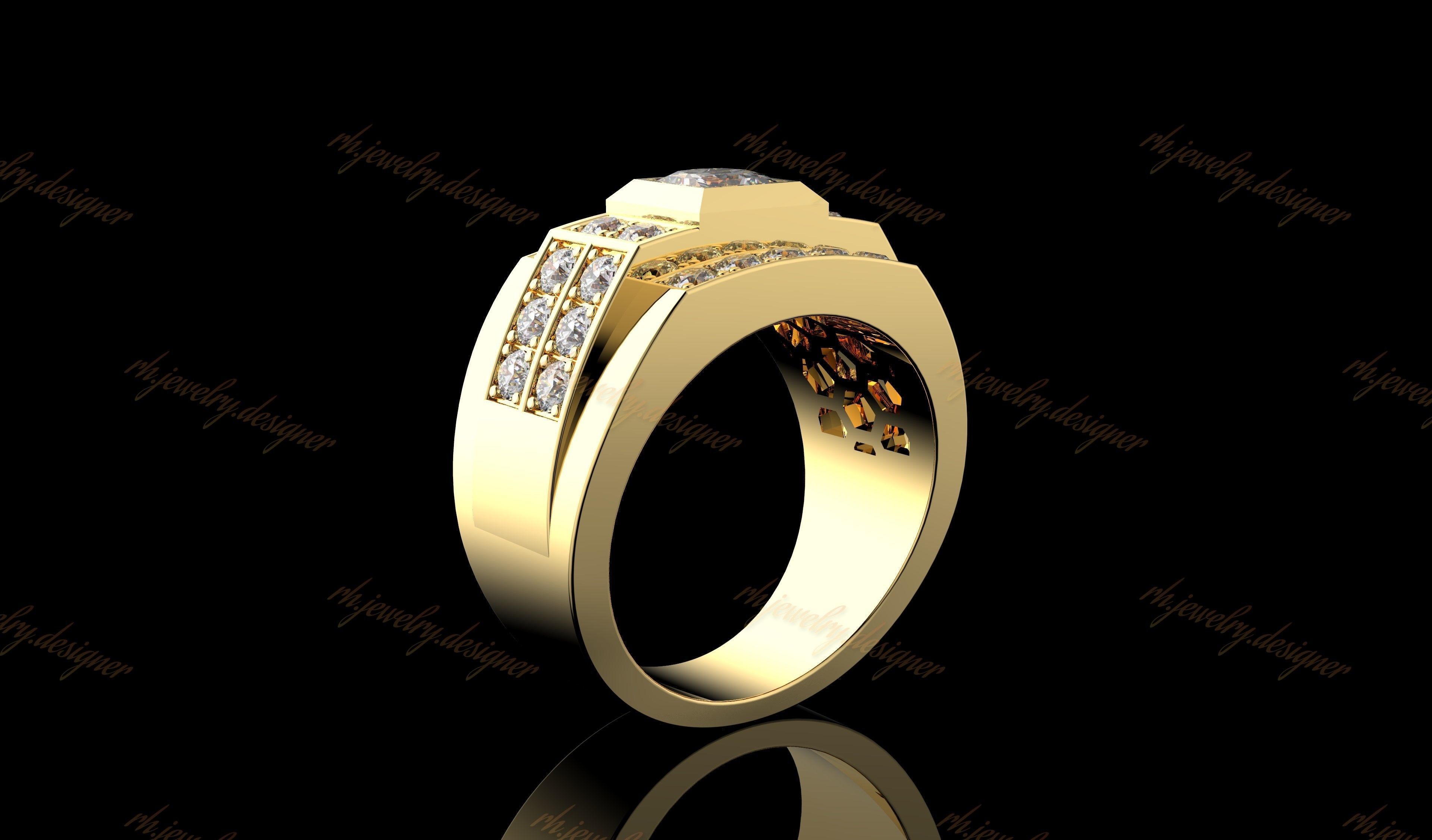 Gold N1103 3D print model_3