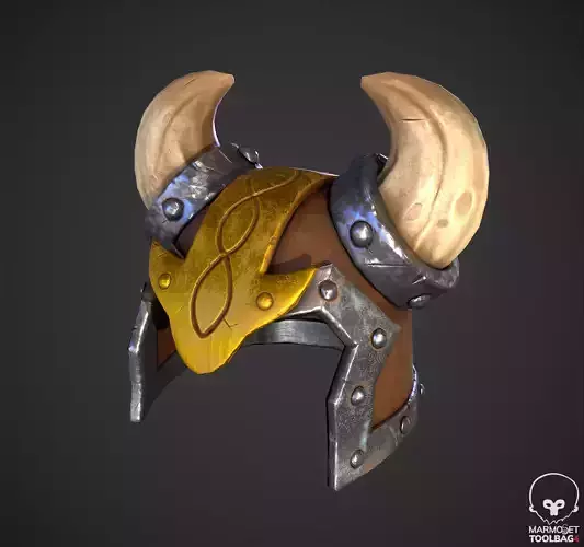 Stylized Viking Helmet