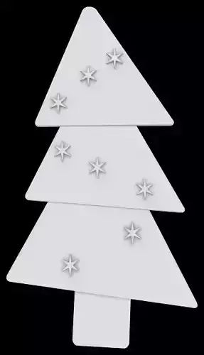 Christmas tree ornament 3D print model