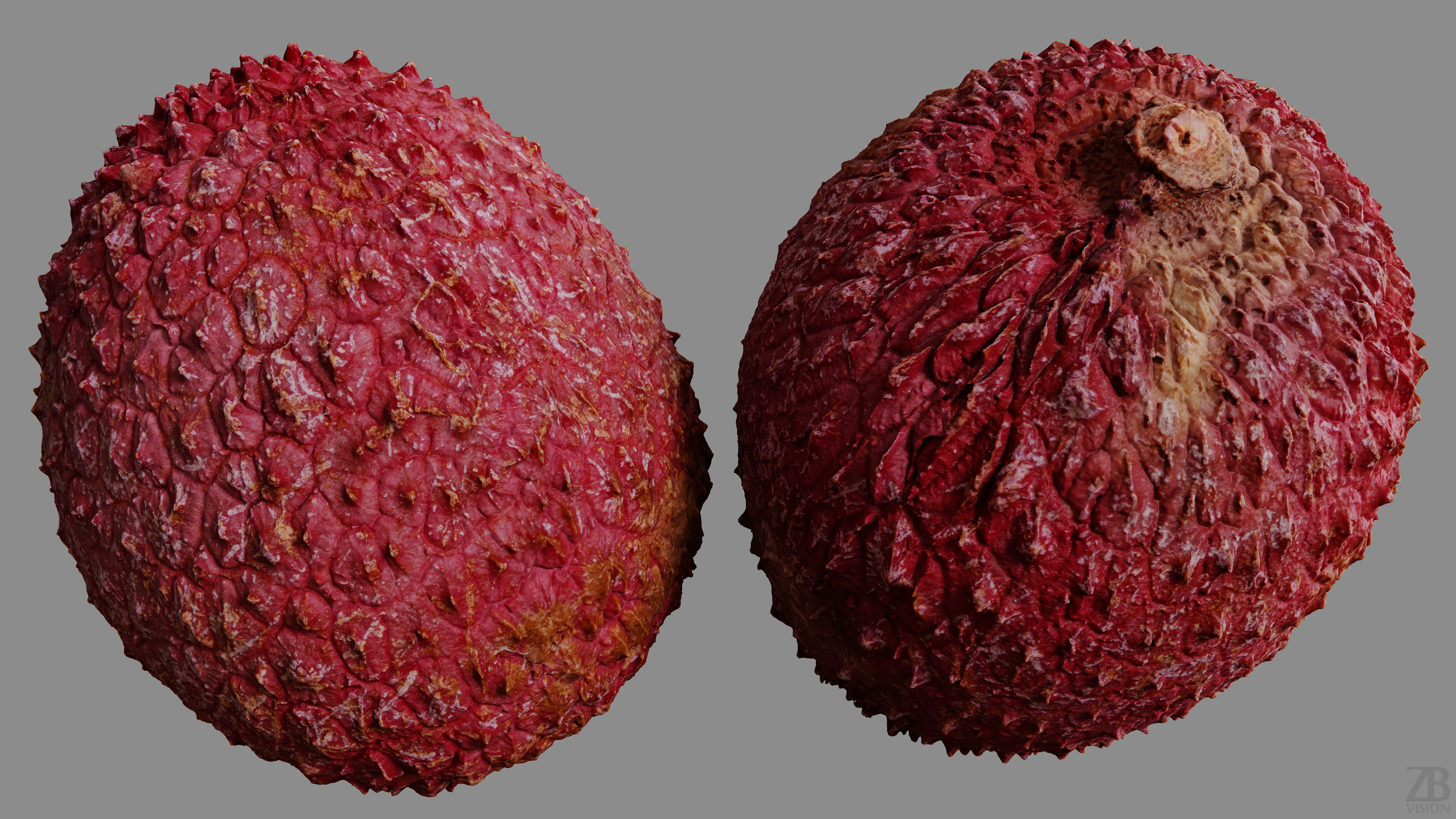 Lychee 3D model_9