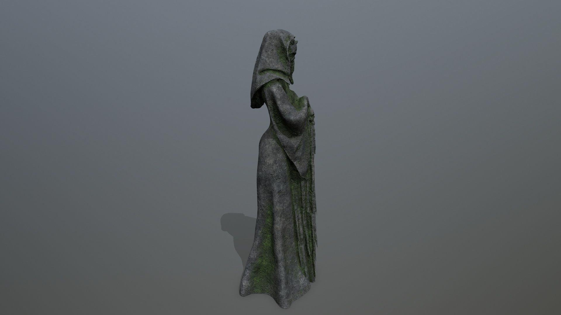 statue Low-poly 3D model_7