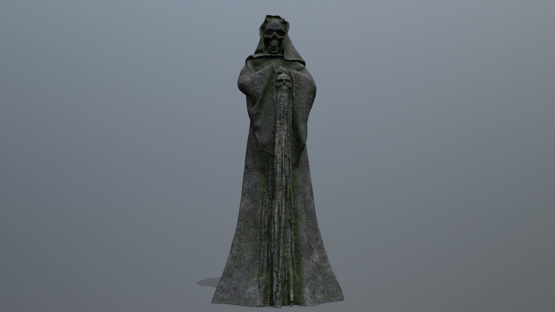 statue Low-poly 3D model_1
