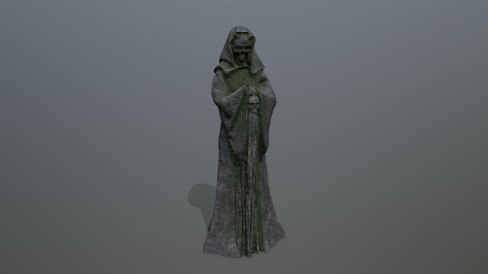 statue Low-poly 3D model_9