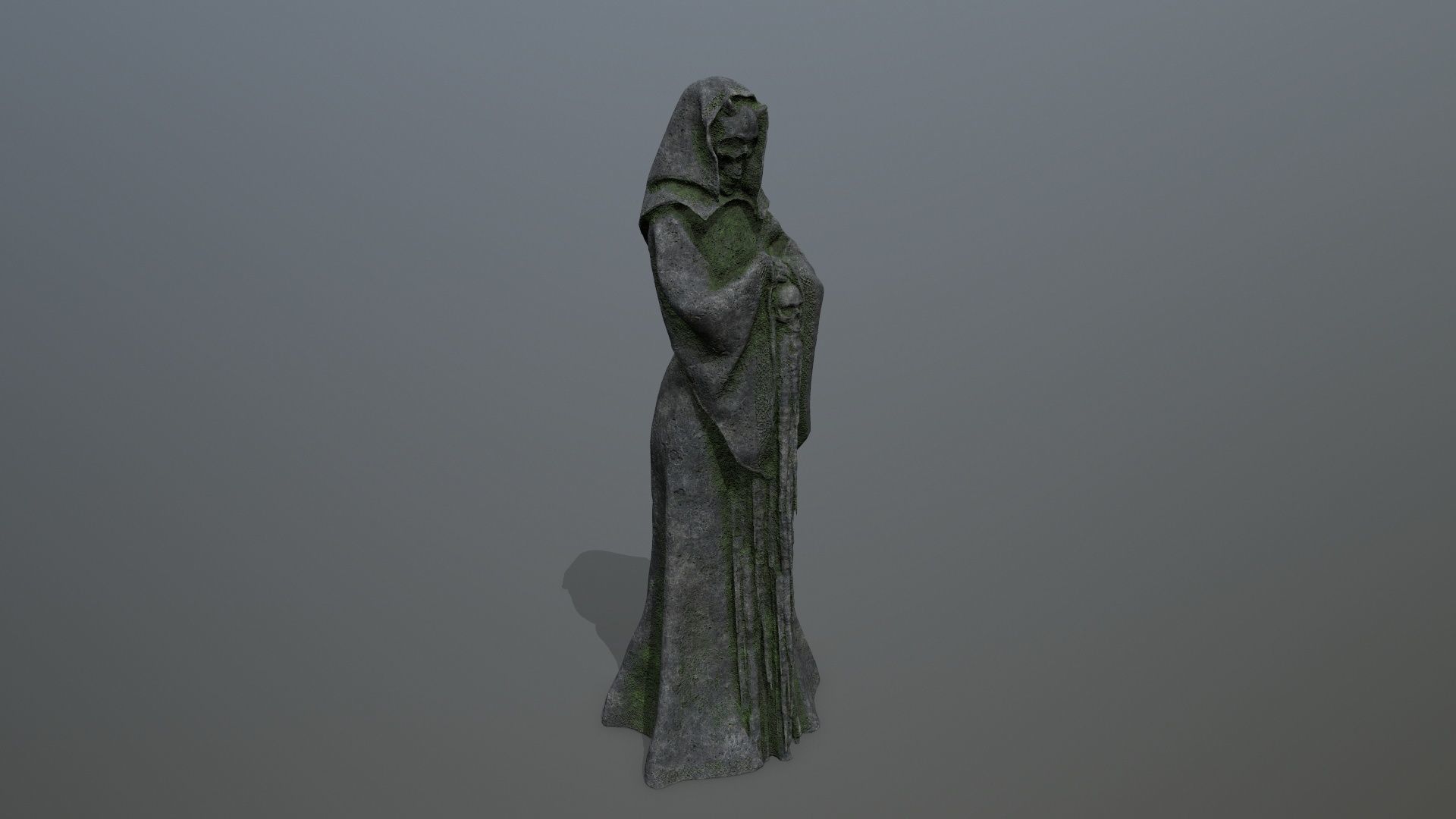 statue Low-poly 3D model_8