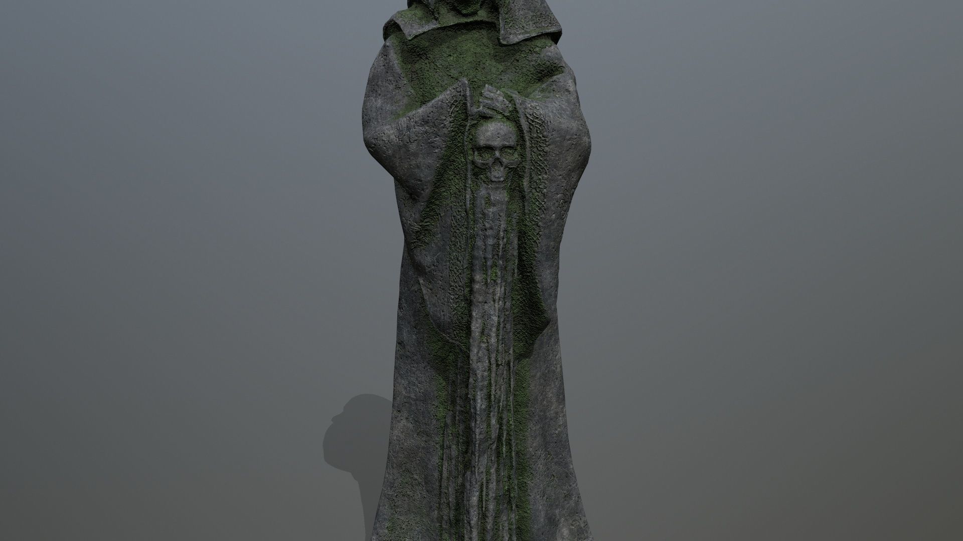 statue Low-poly 3D model_10