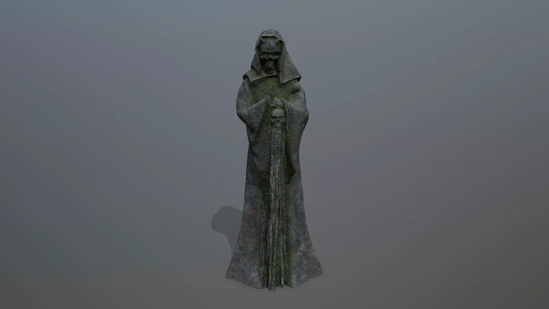 statue Low-poly 3D model_0