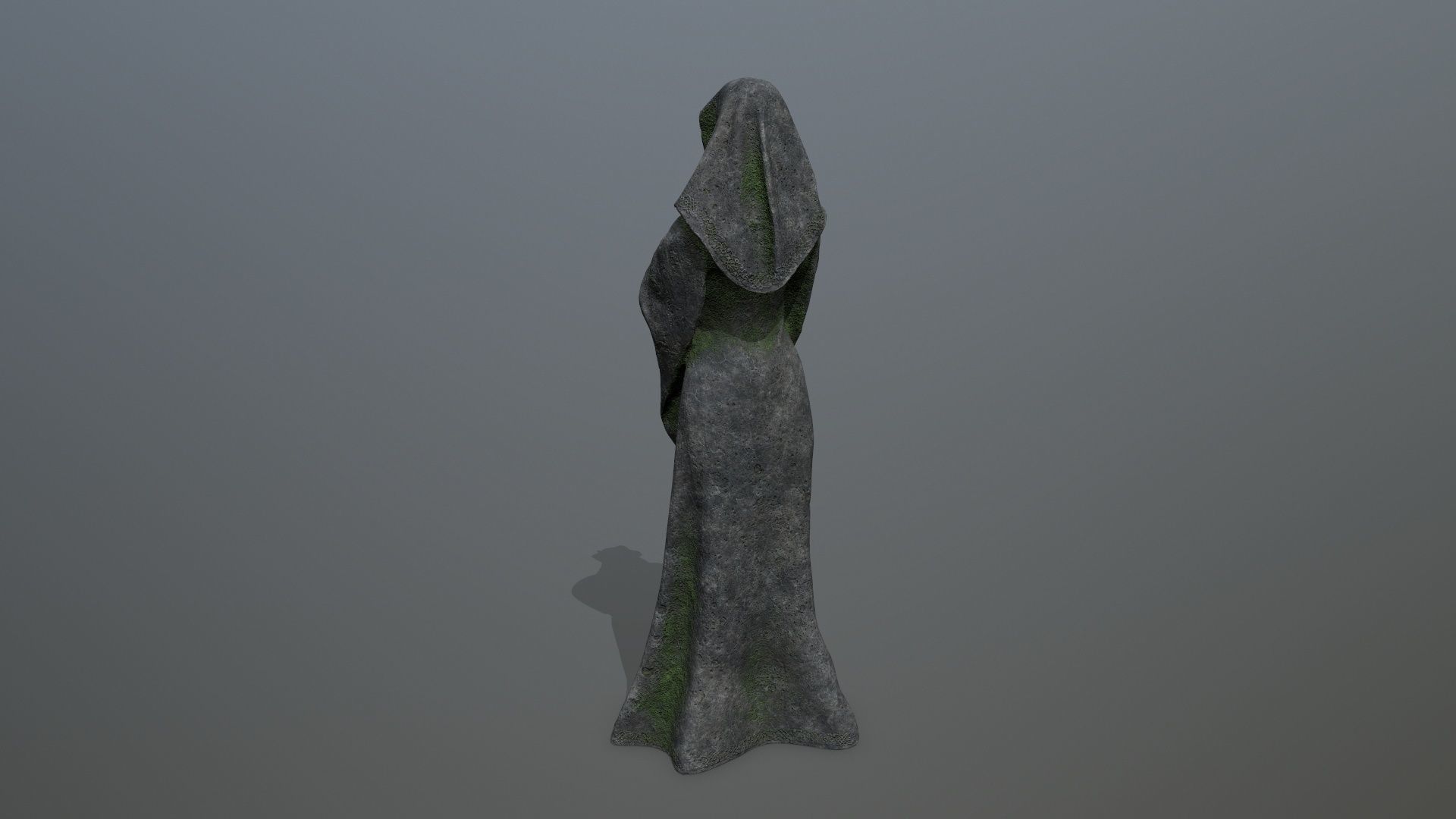 statue Low-poly 3D model_5
