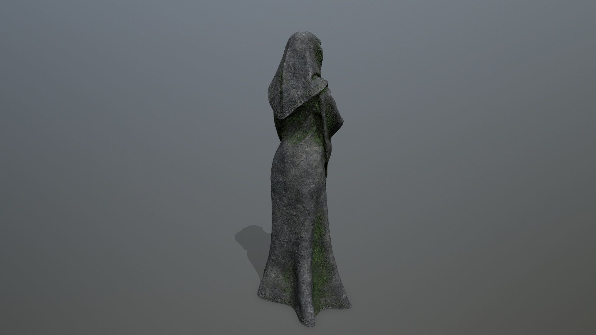 statue Low-poly 3D model_6