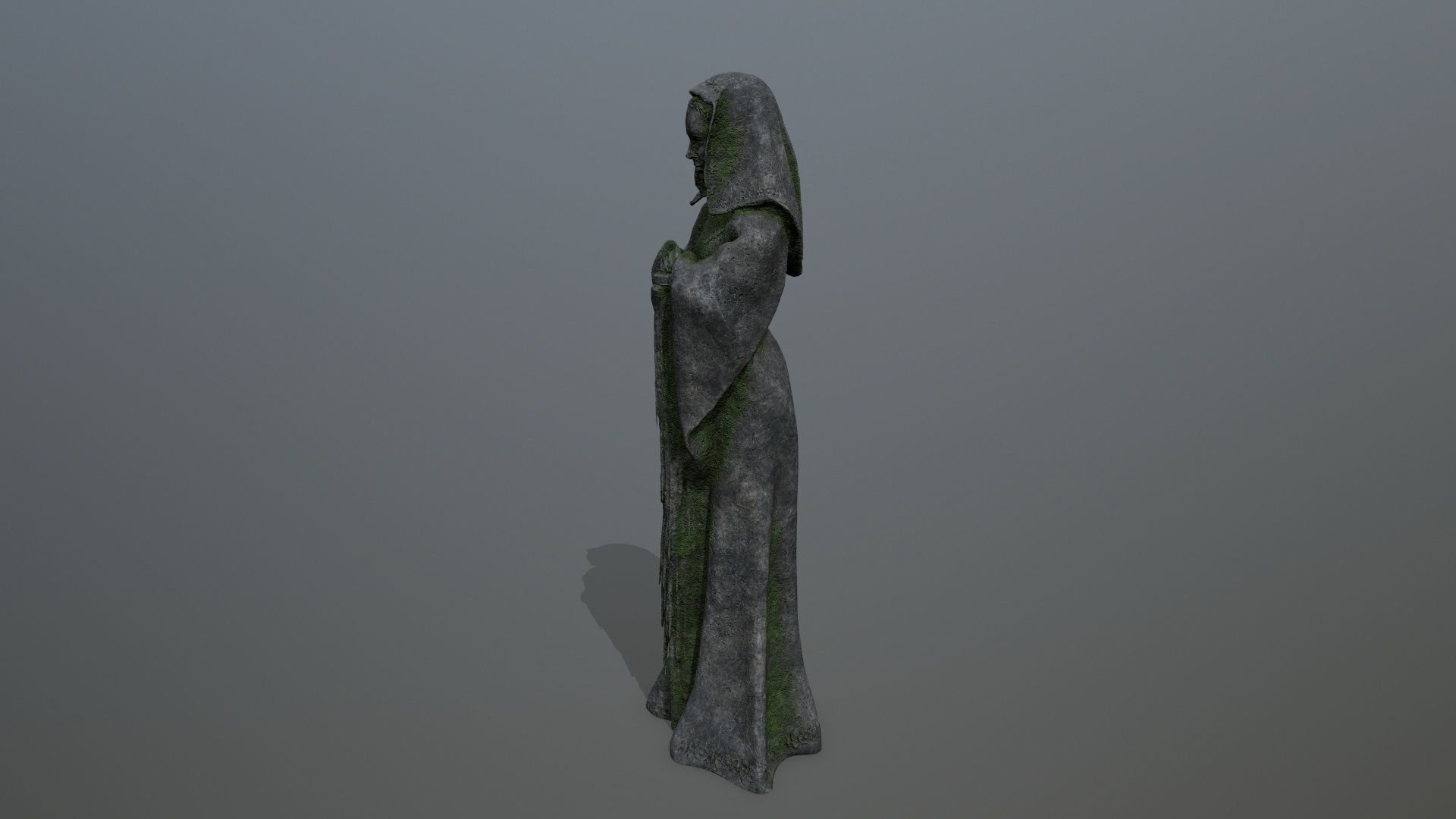 statue Low-poly 3D model_8