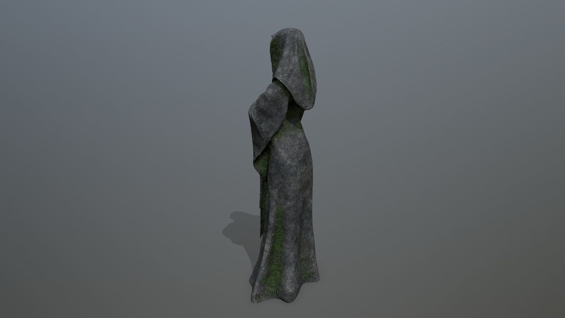statue Low-poly 3D model_7
