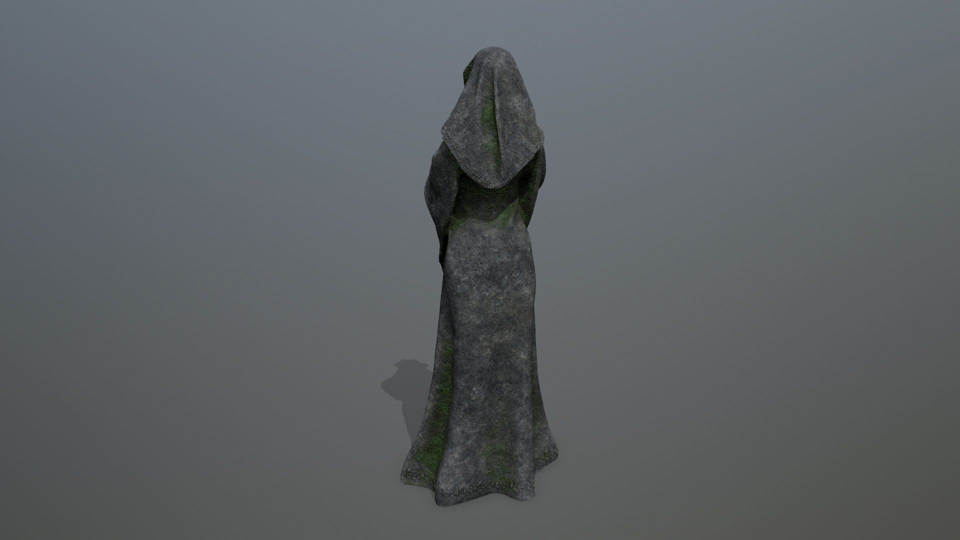 statue Low-poly 3D model_6