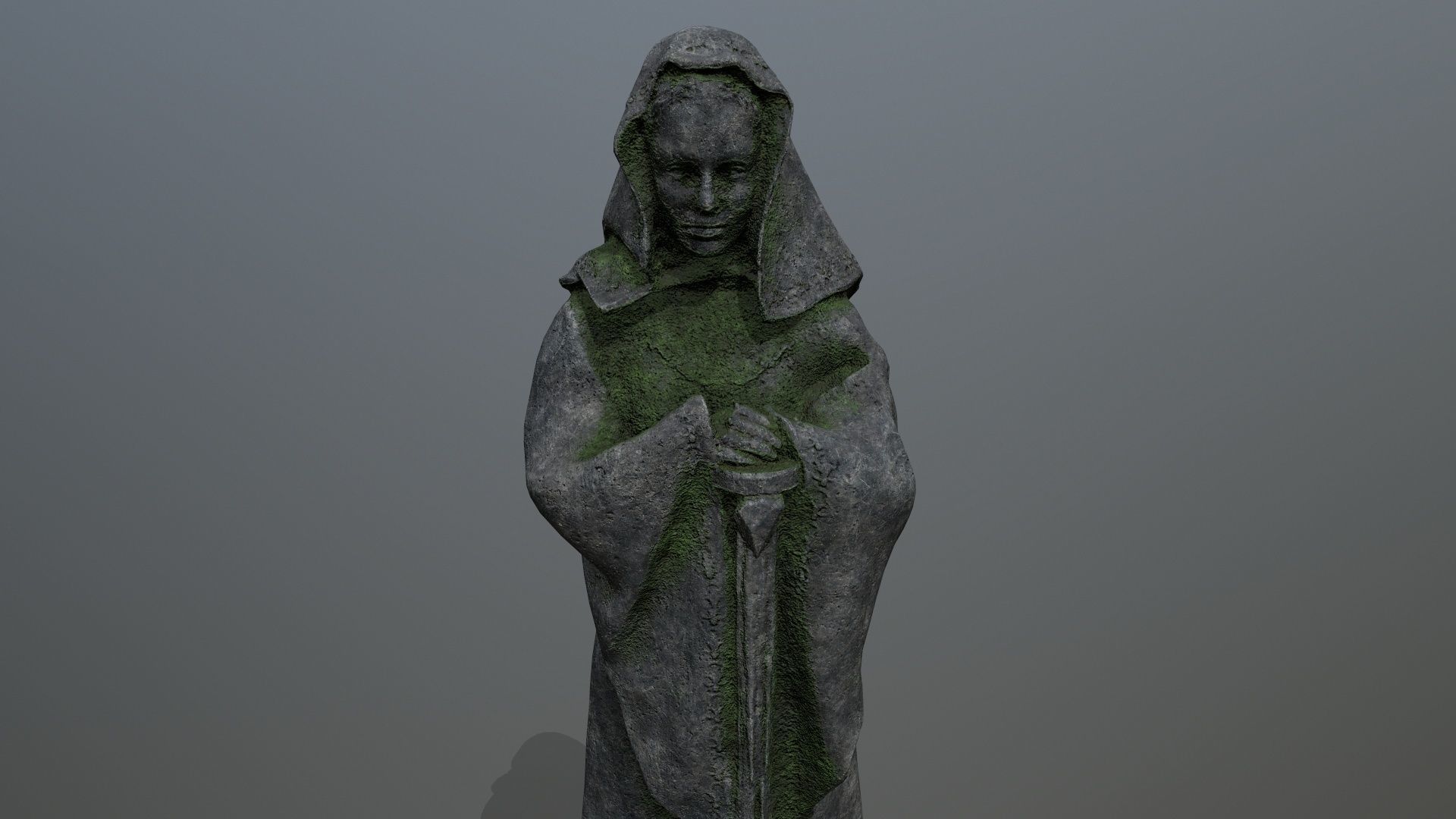statue Low-poly 3D model_11