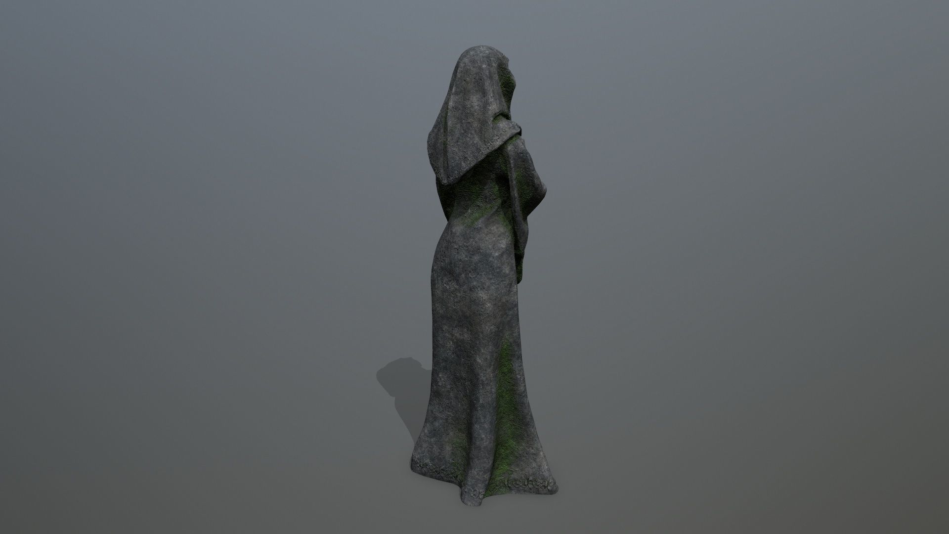 statue Low-poly 3D model_5