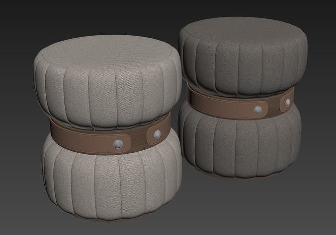 Meada Stool by Alva Musa 3D model 4