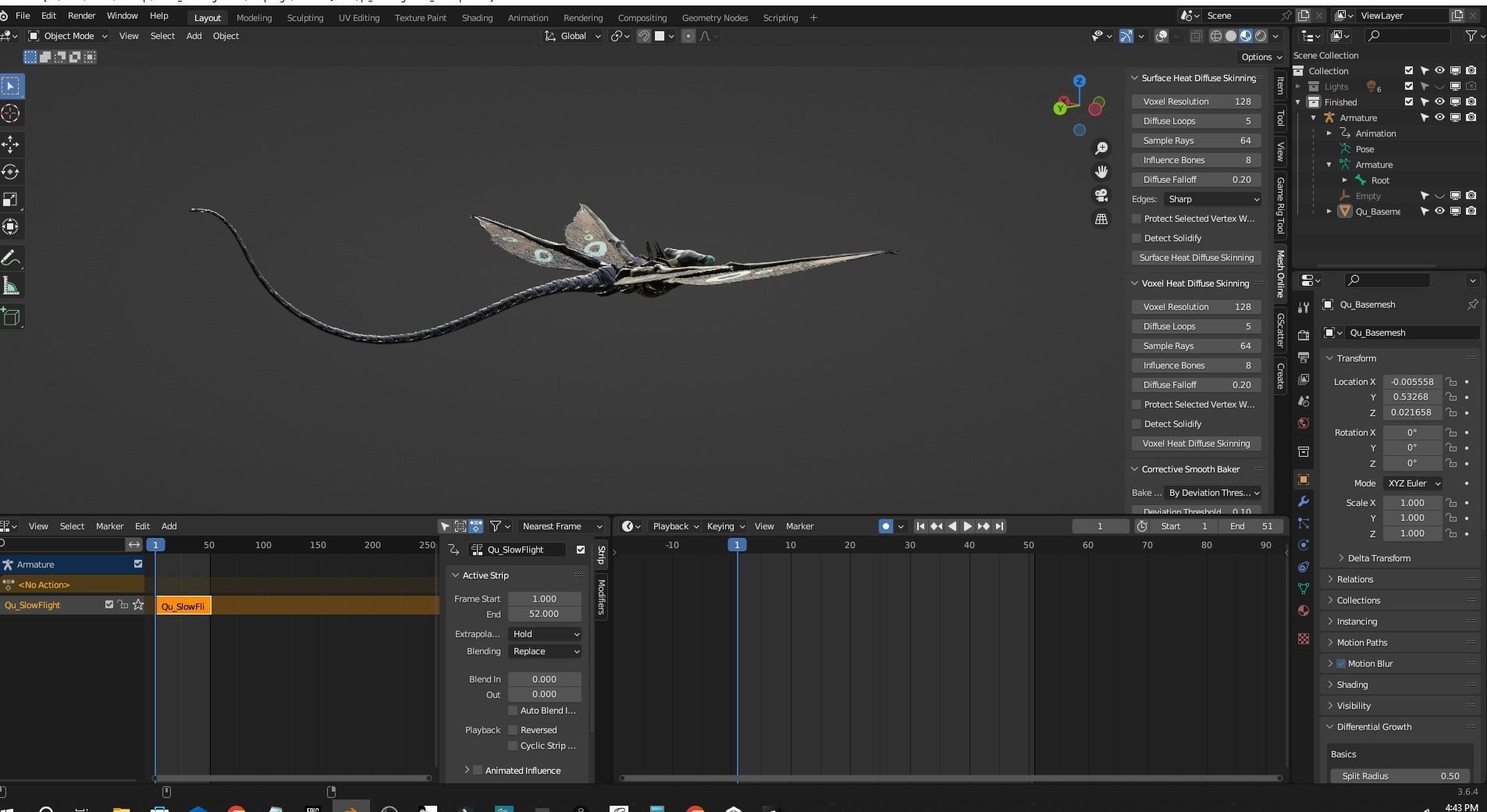 Qu - All Tomorrows - High Poly Low-poly 3D model_4