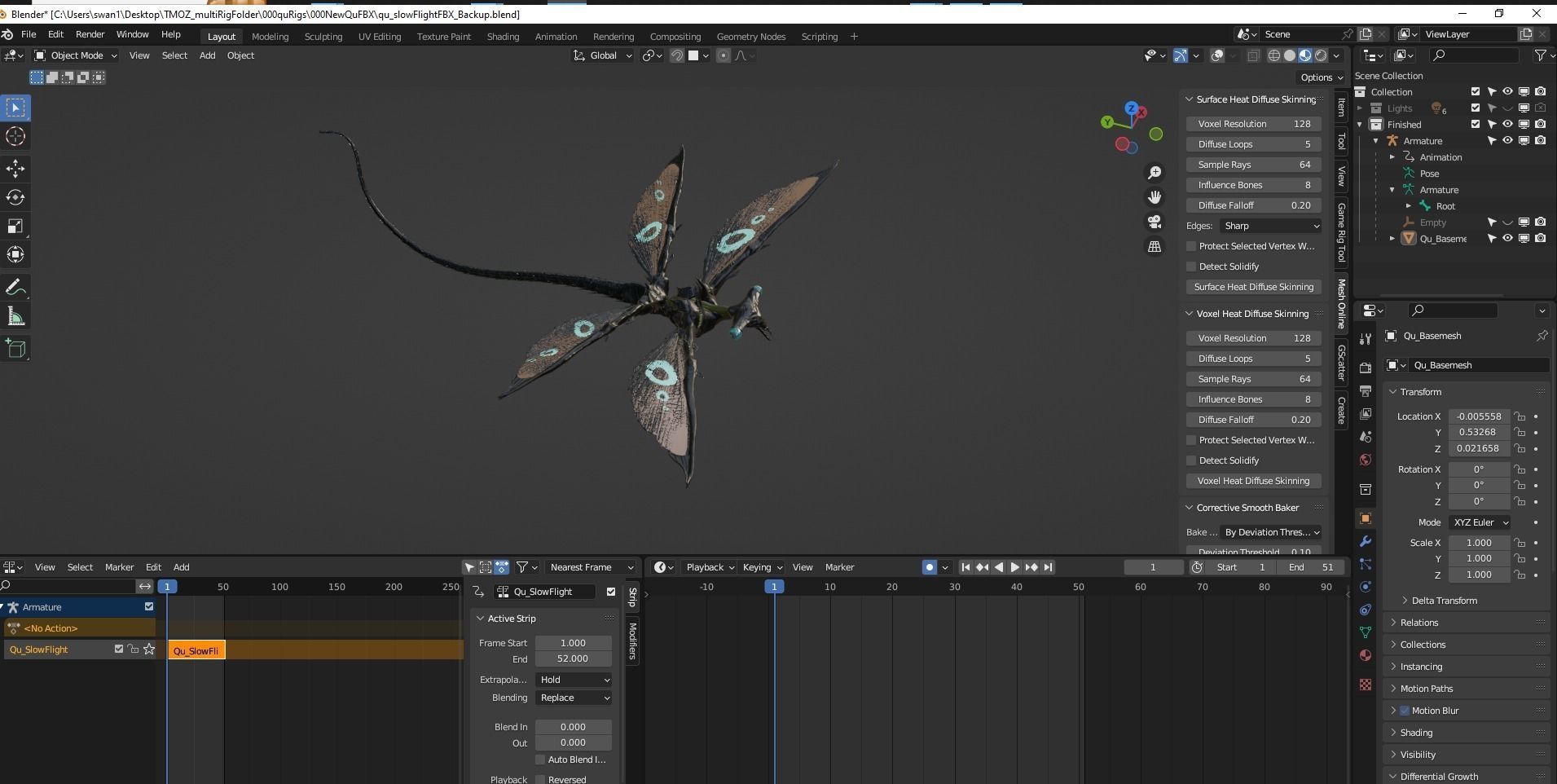 Qu - All Tomorrows - High Poly Low-poly 3D model_3