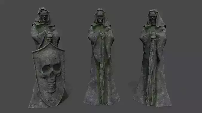 statue set 3D Model Collection statue set 3D Model Collection