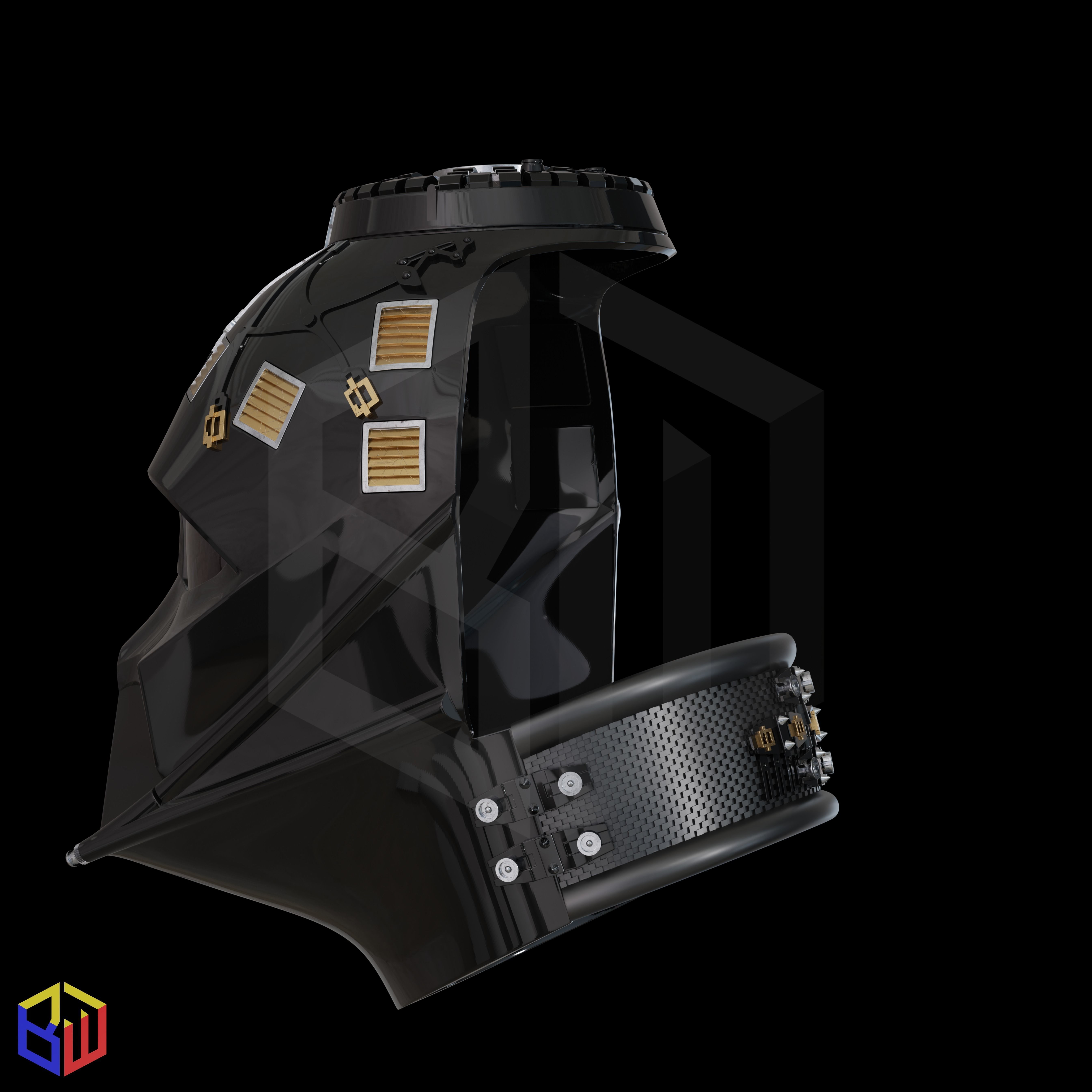 Darth Vader Episode VI Helmet 3D print model_5