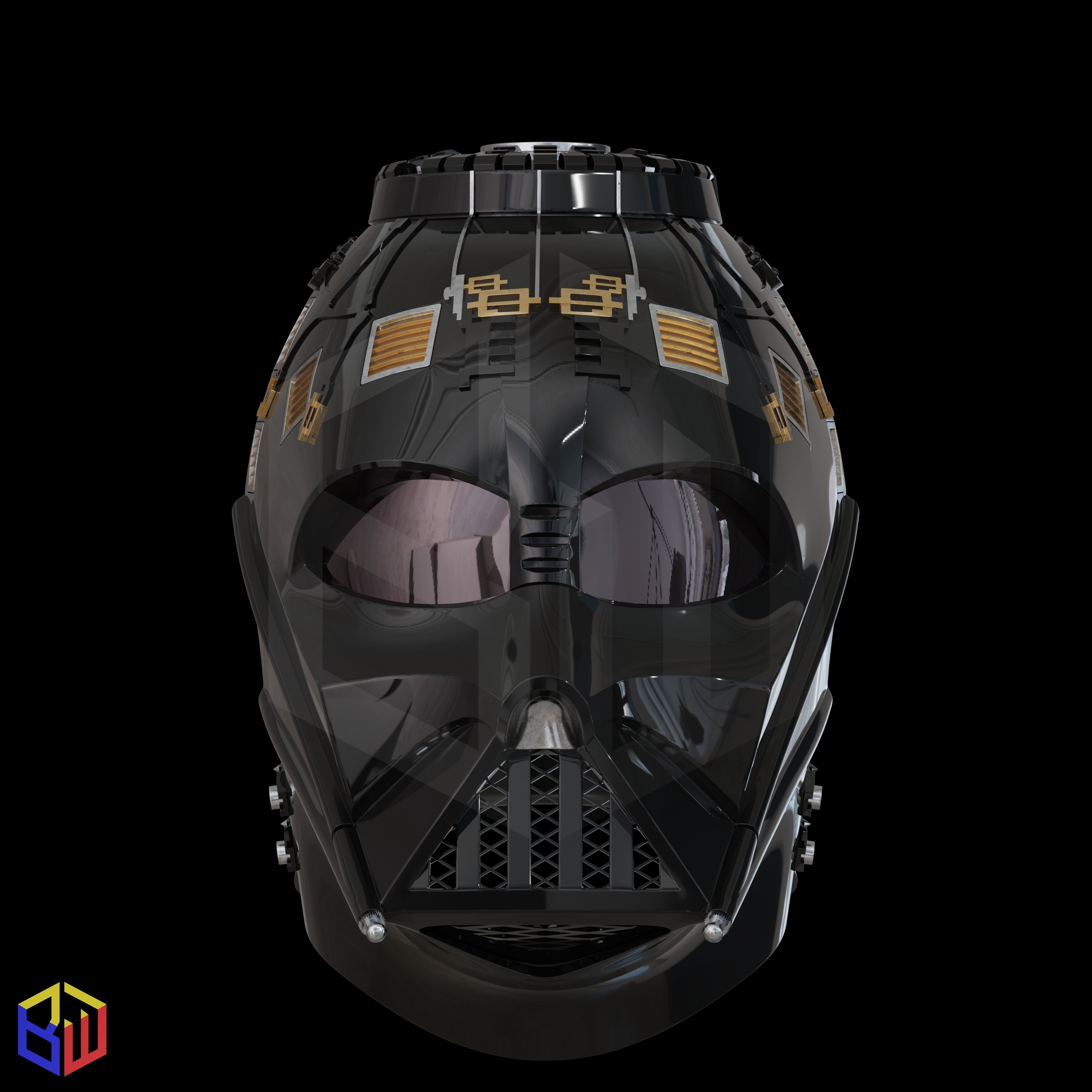 Darth Vader Episode VI Helmet 3D print model_1