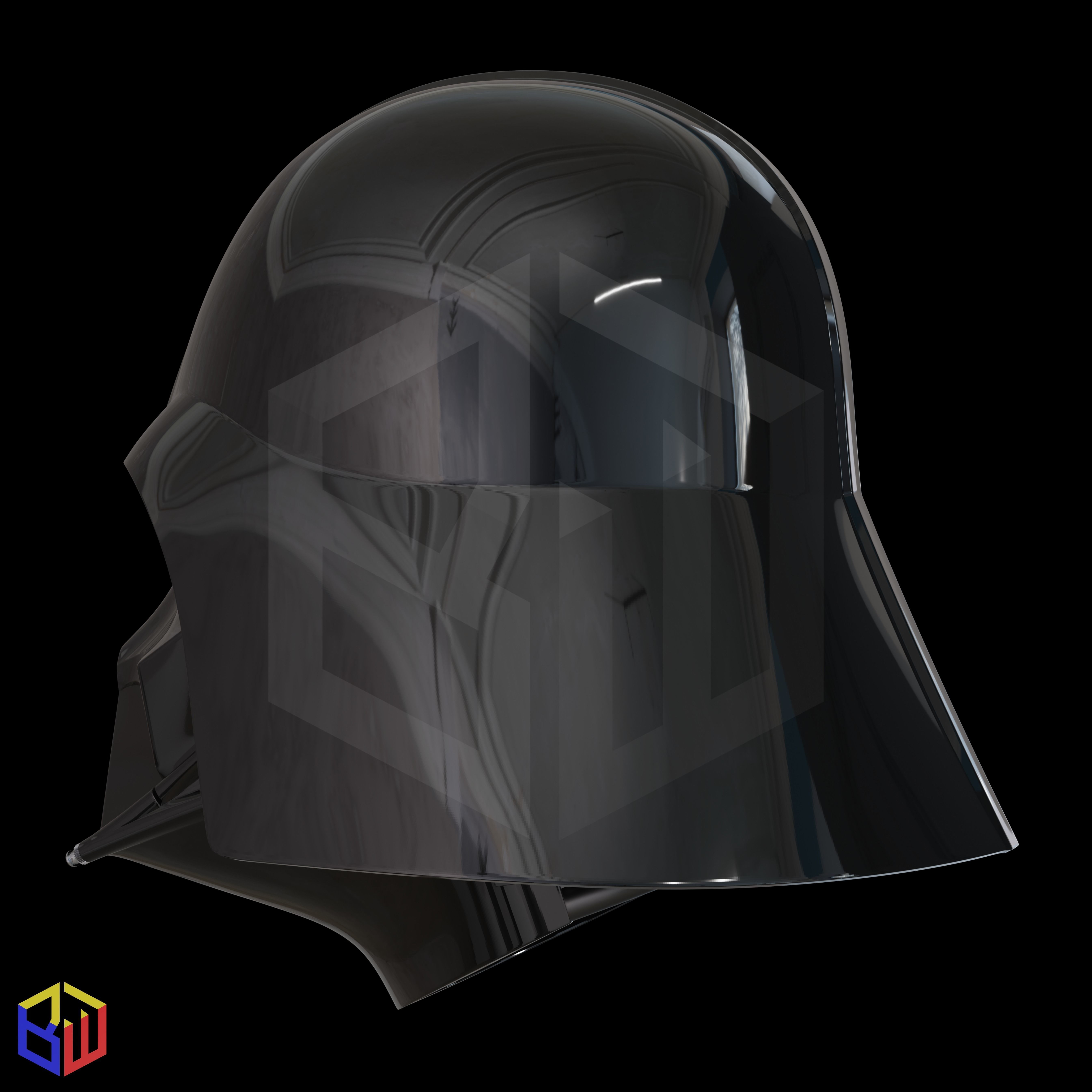 Darth Vader Episode VI Helmet 3D print model_4