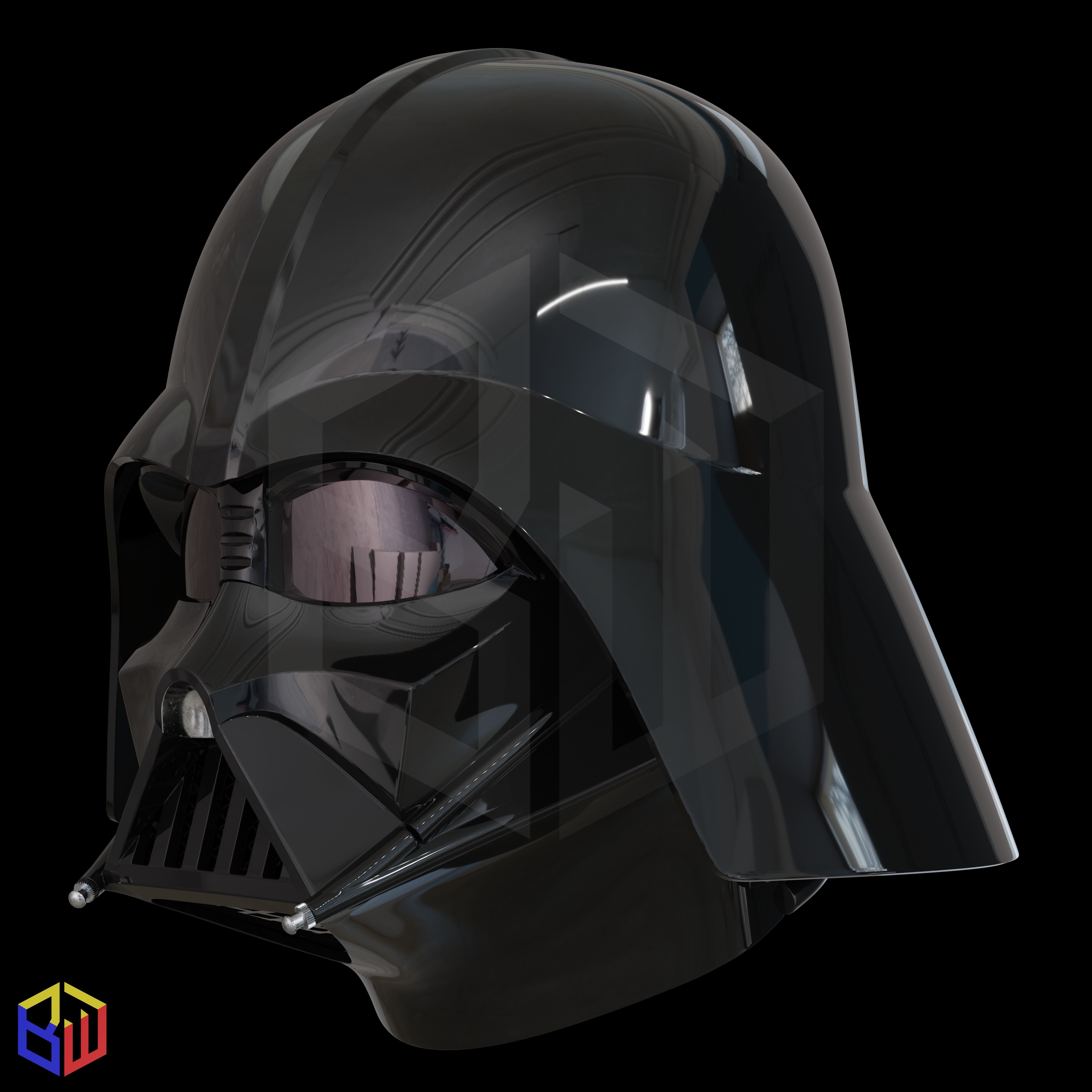 Darth Vader Episode VI Helmet 3D print model_2
