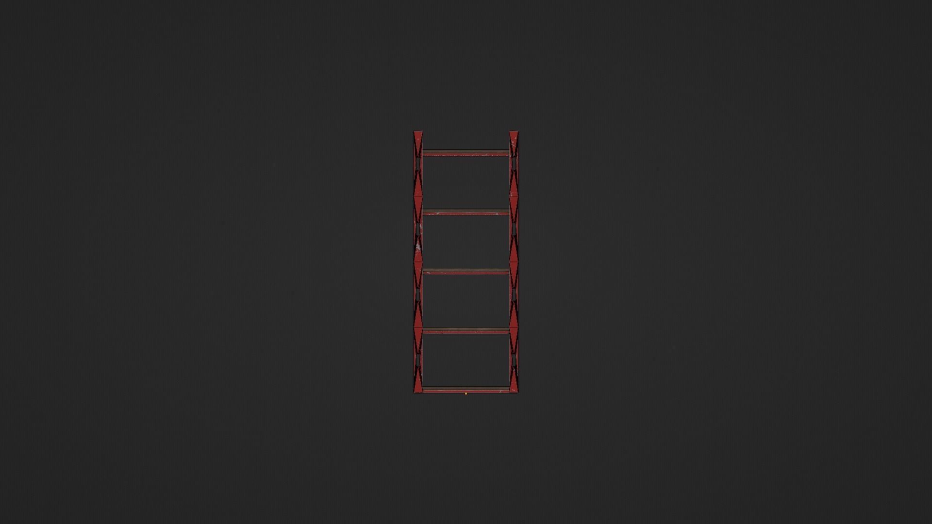 Metallic Industrial Shelve Asset Low-poly 3D model_16