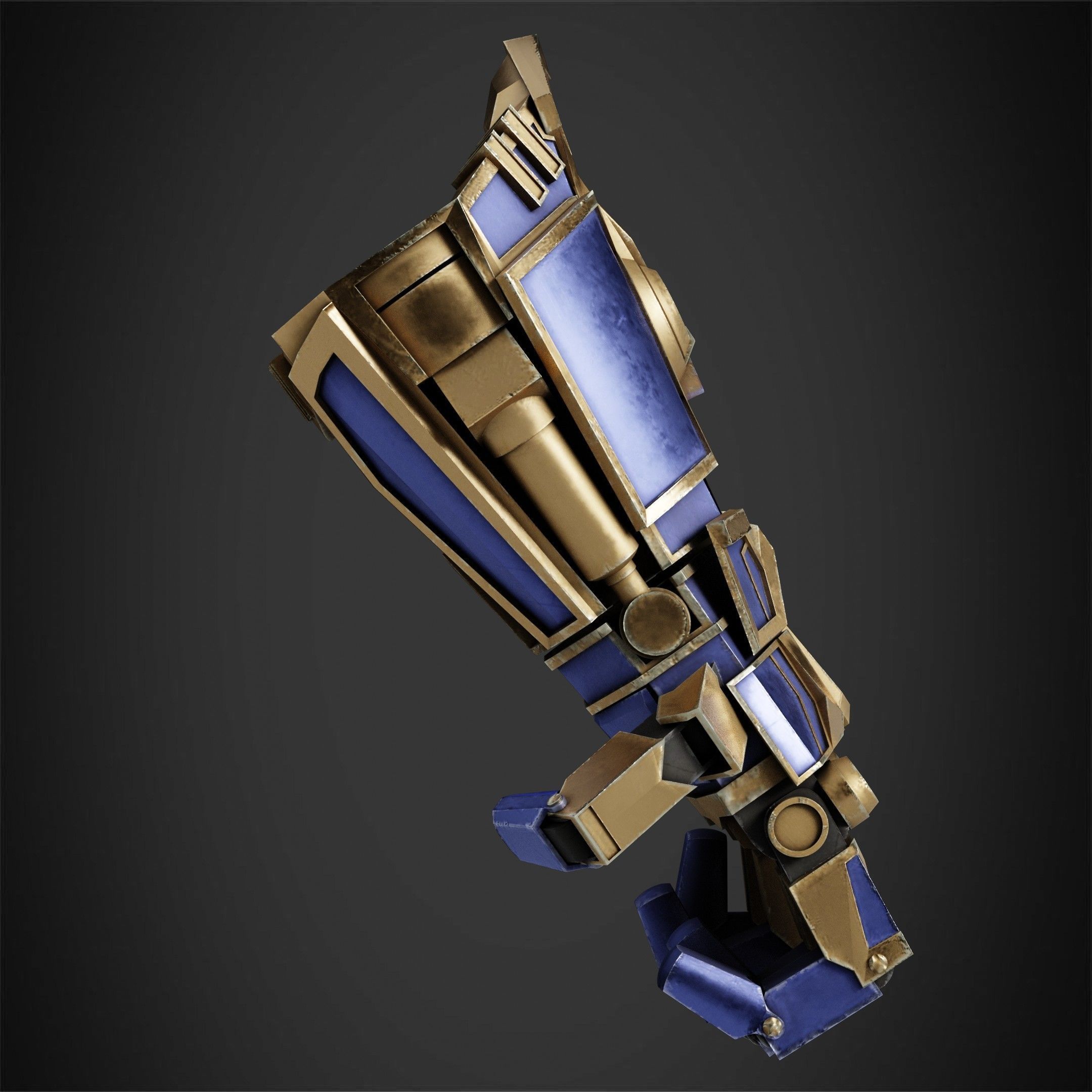 Arcane Vi Atlas Gauntlet for Cosplay 3D print model_8
