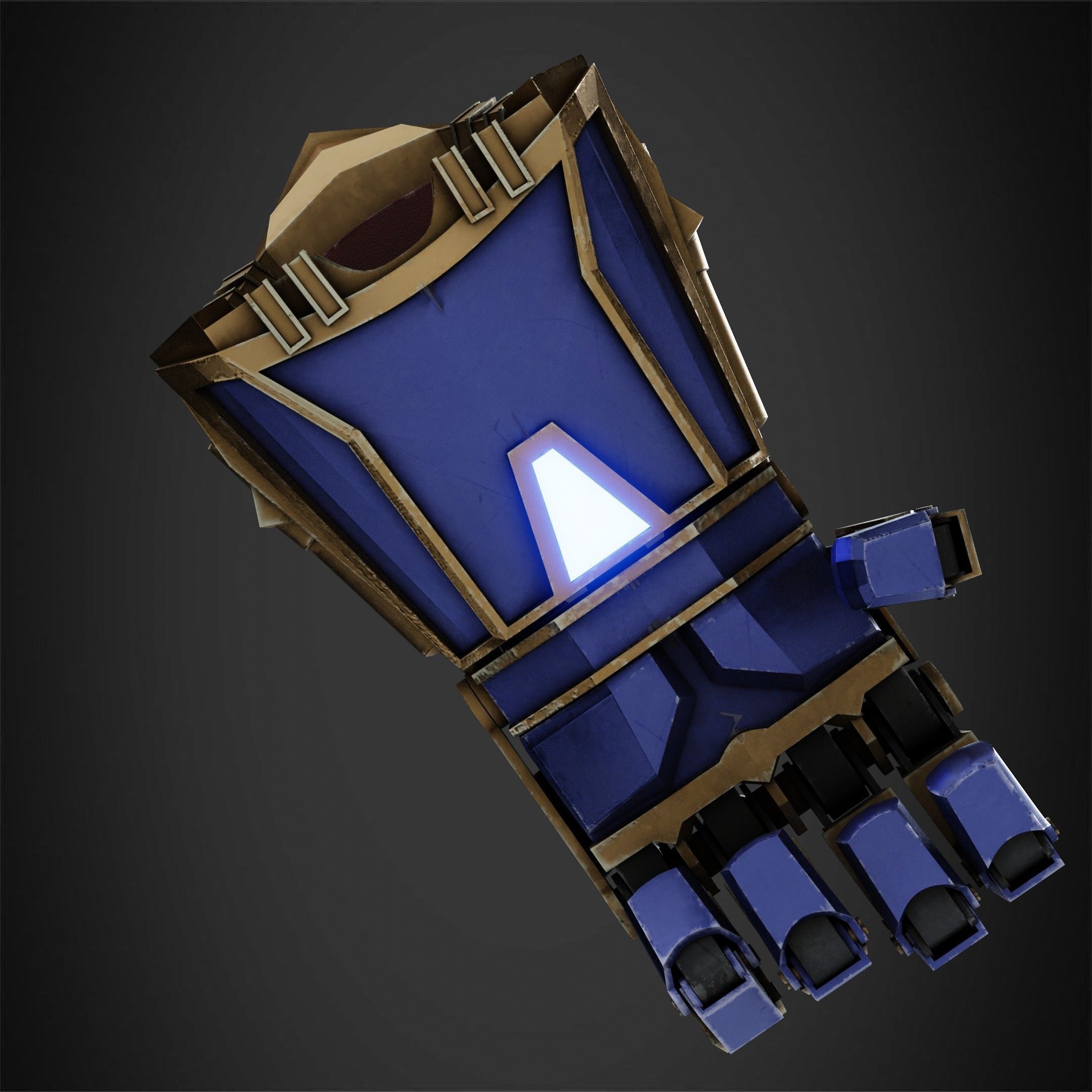 Arcane Vi Atlas Gauntlet for Cosplay 3D print model_6