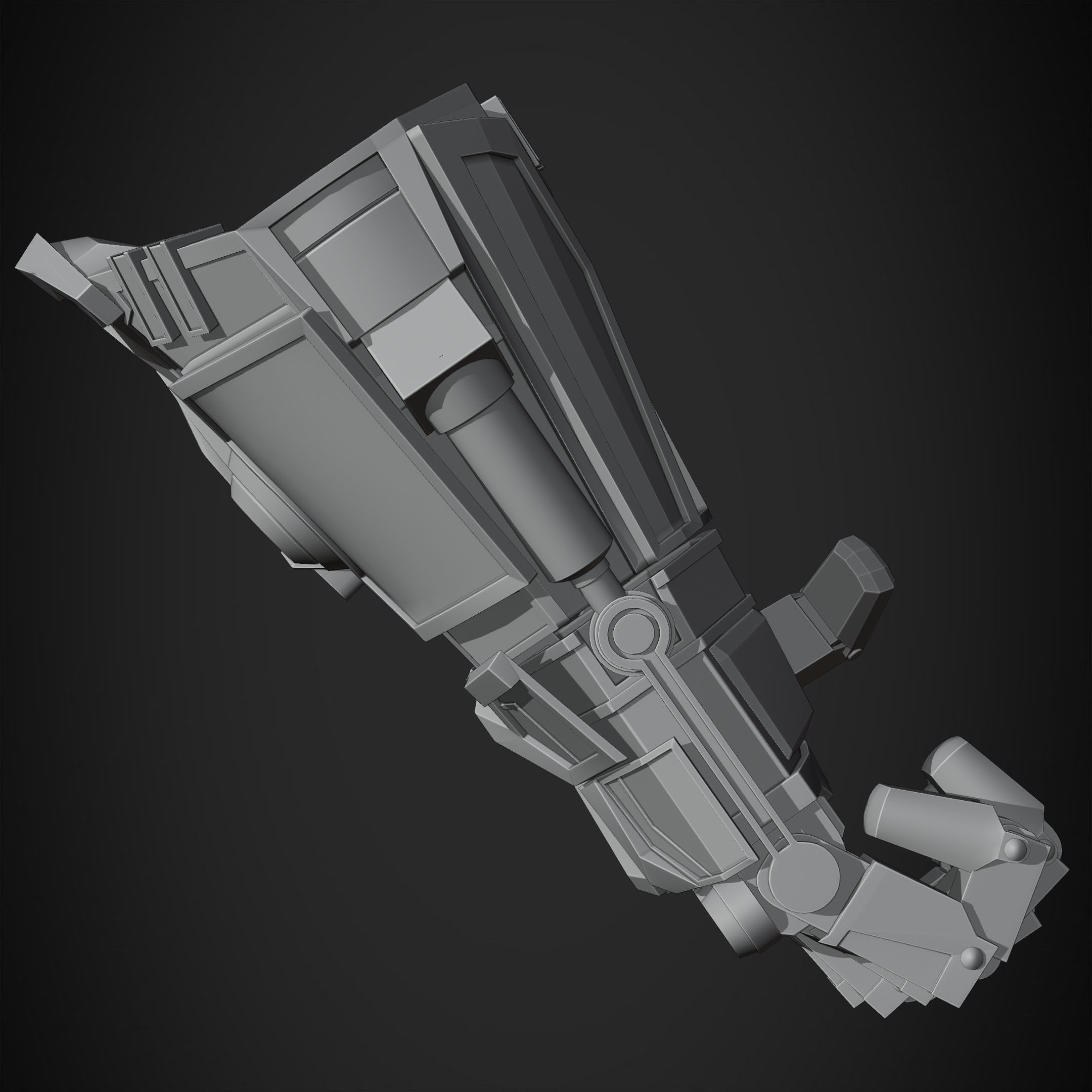 Arcane Vi Atlas Gauntlet for Cosplay 3D print model_19