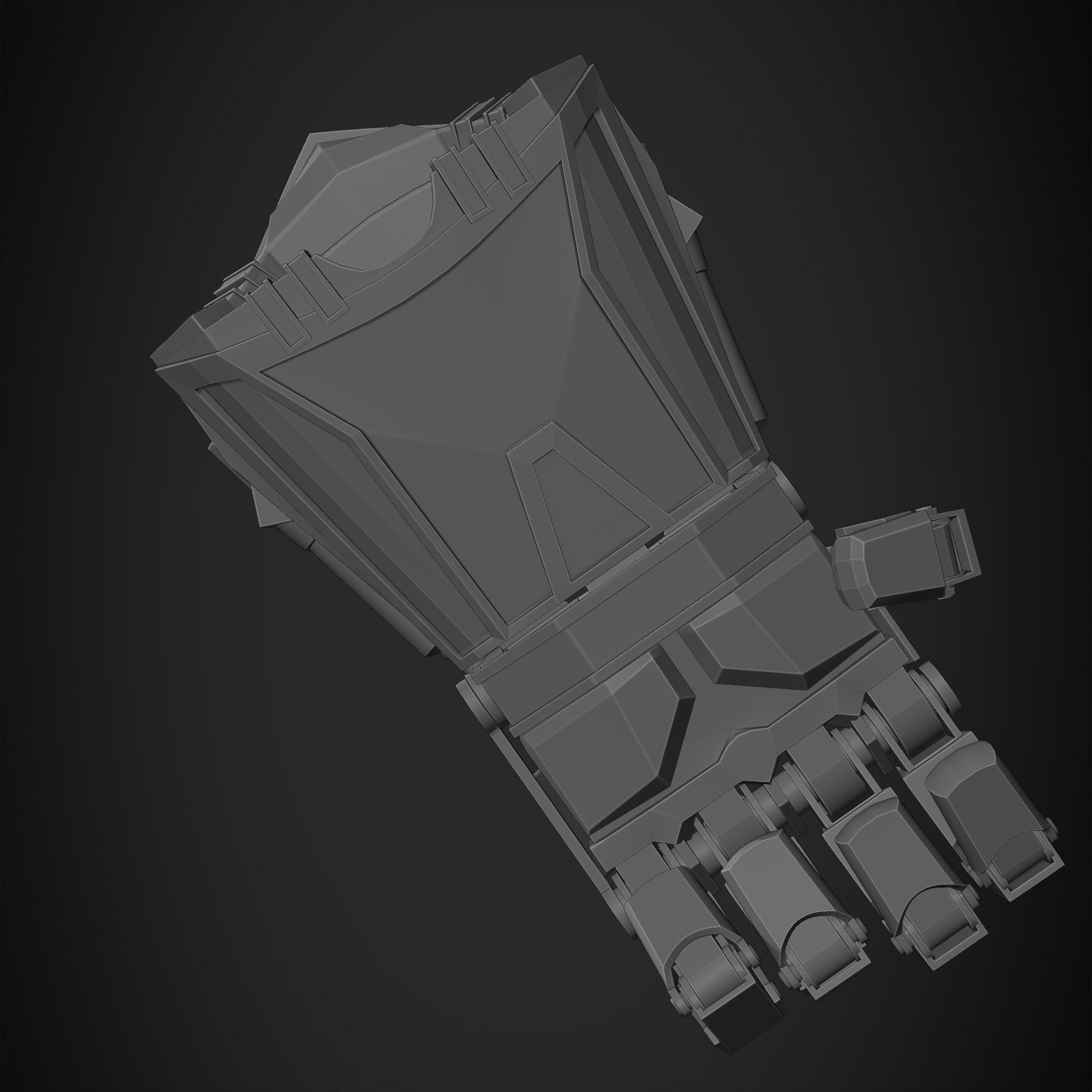 Arcane Vi Atlas Gauntlet for Cosplay 3D print model_21