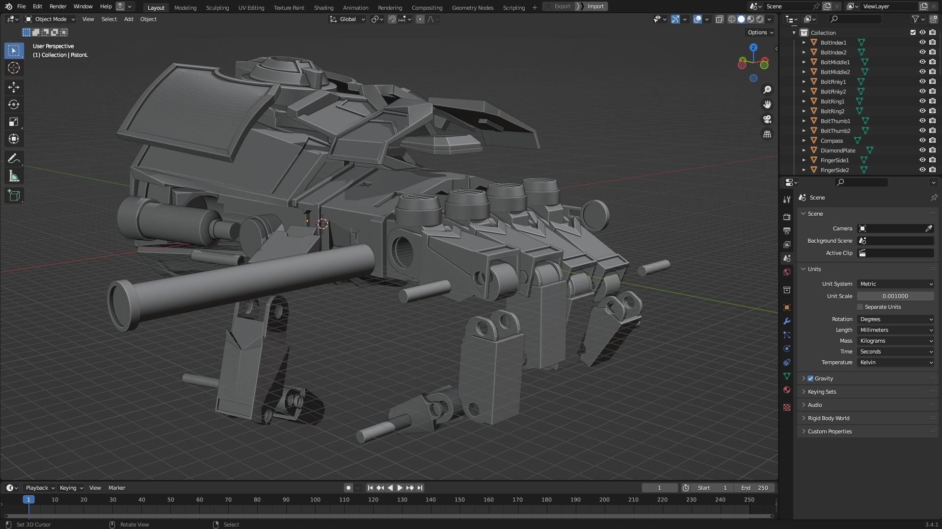 Arcane Vi Atlas Gauntlet for Cosplay 3D print model_11