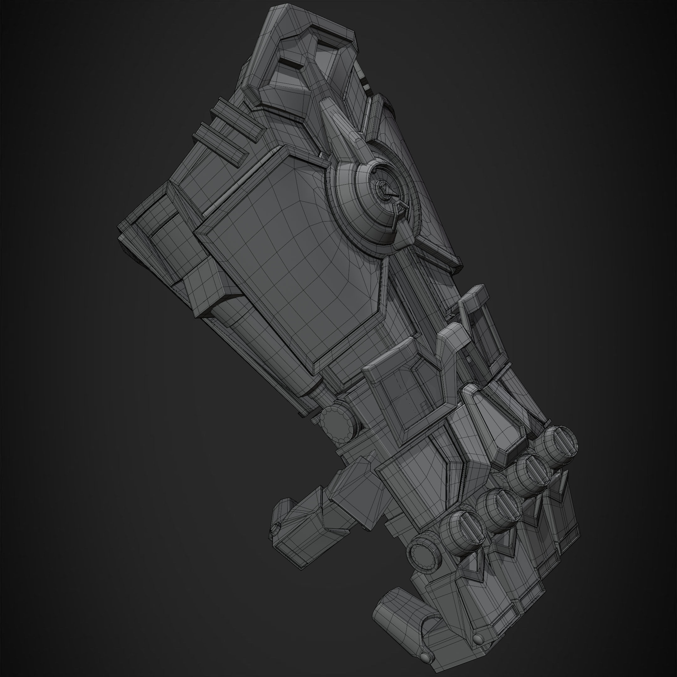 Arcane Vi Atlas Gauntlet for Cosplay 3D print model_16