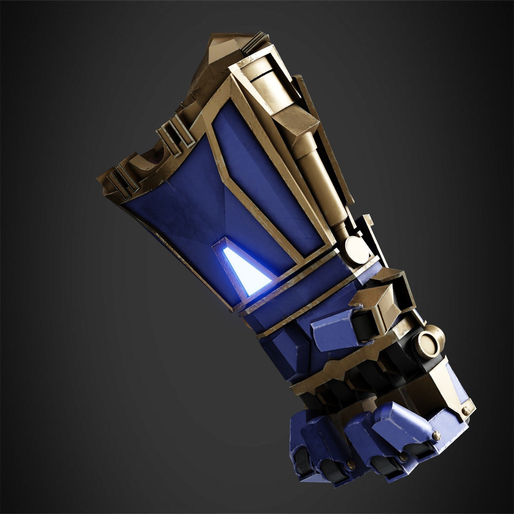 Arcane Vi Atlas Gauntlet for Cosplay 3D print model_7