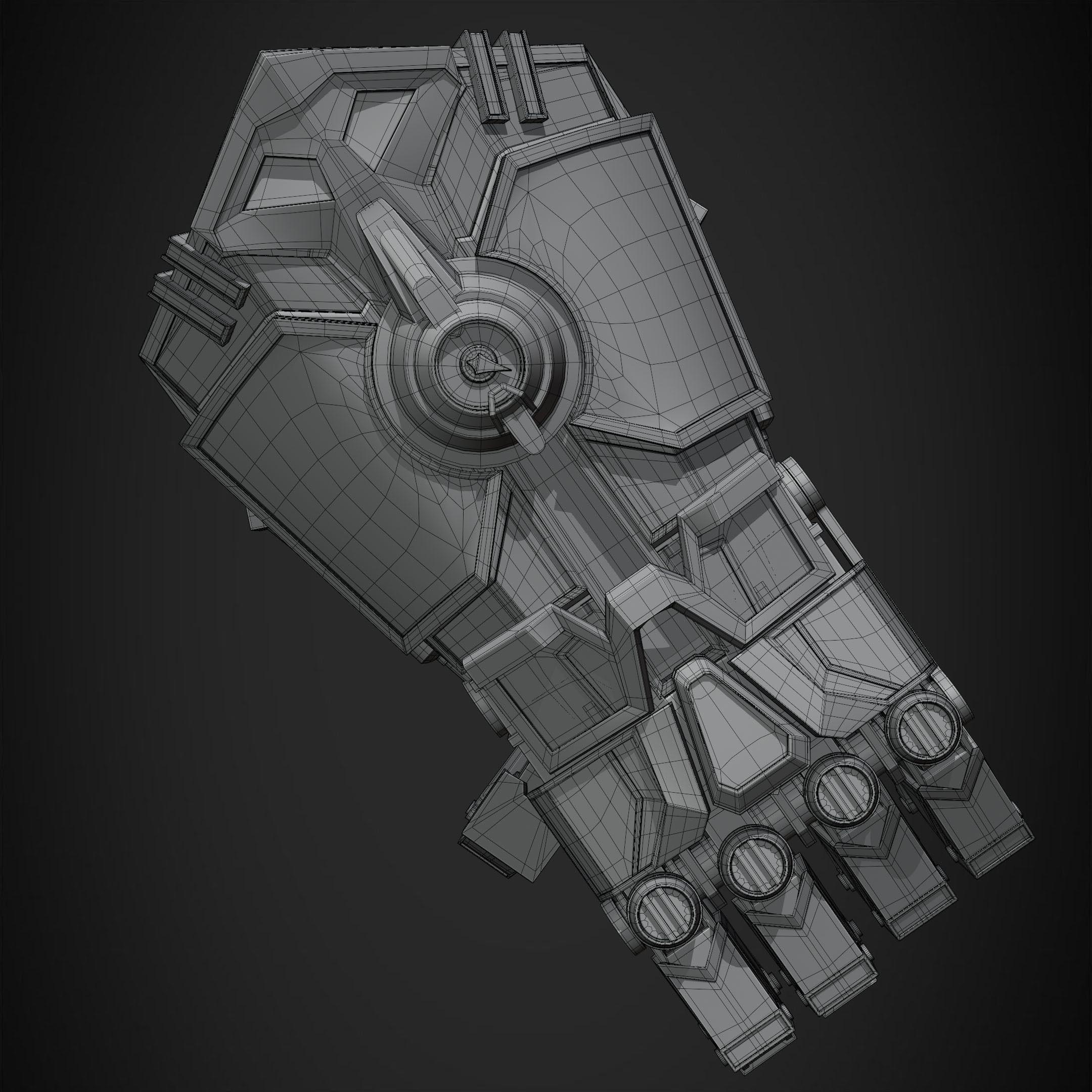 Arcane Vi Atlas Gauntlet for Cosplay 3D print model_14