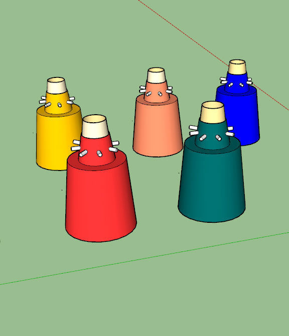 Light lamp for interior Free 3D model
