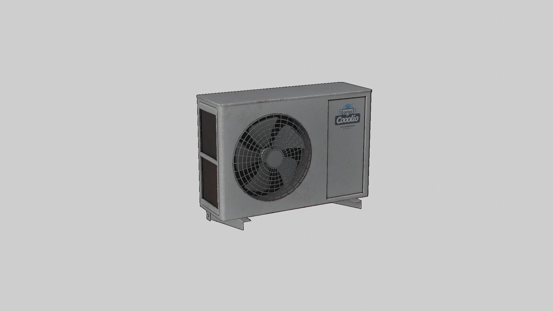 Modular Workshop Buildings Low-poly 3D model_44