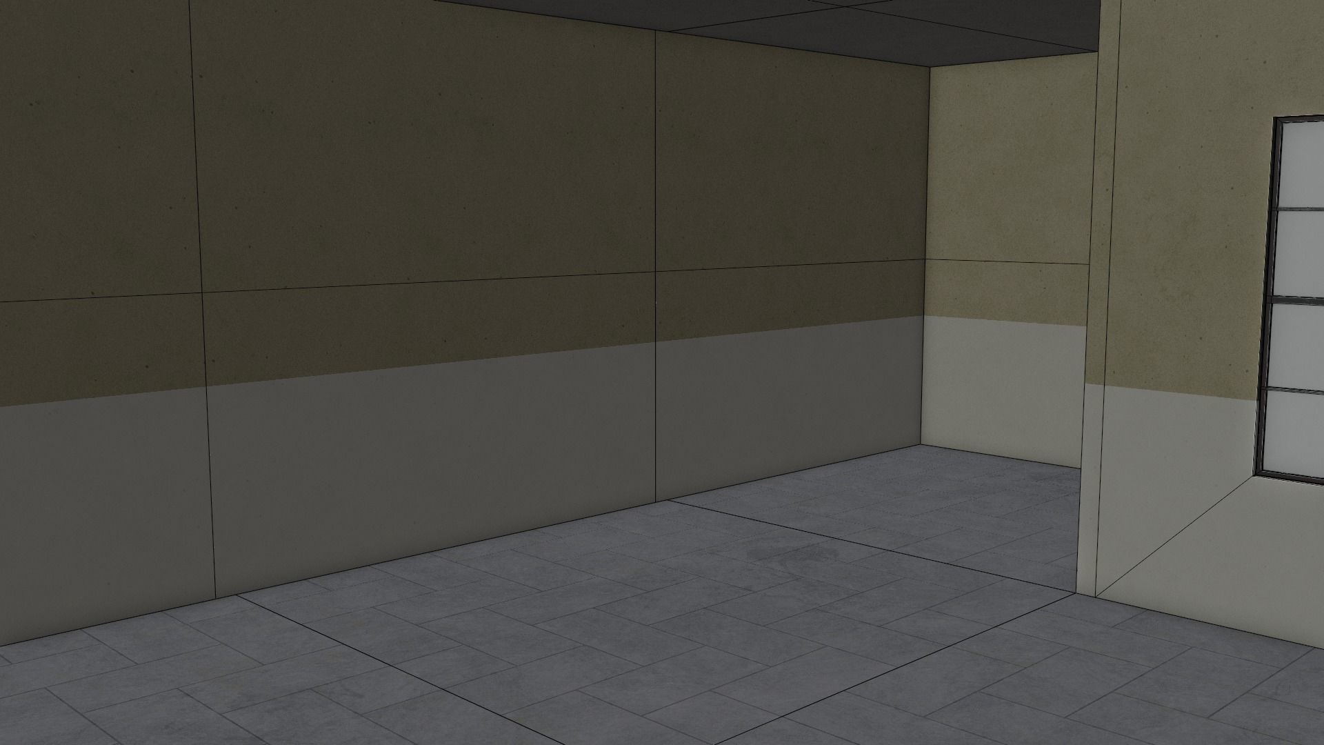 Modular Workshop Buildings Low-poly 3D model_26