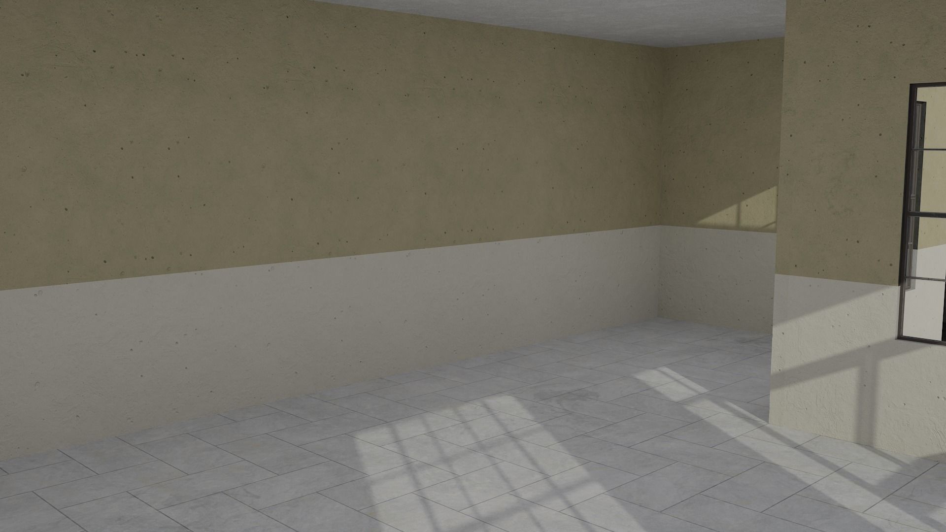 Modular Workshop Buildings Low-poly 3D model_8