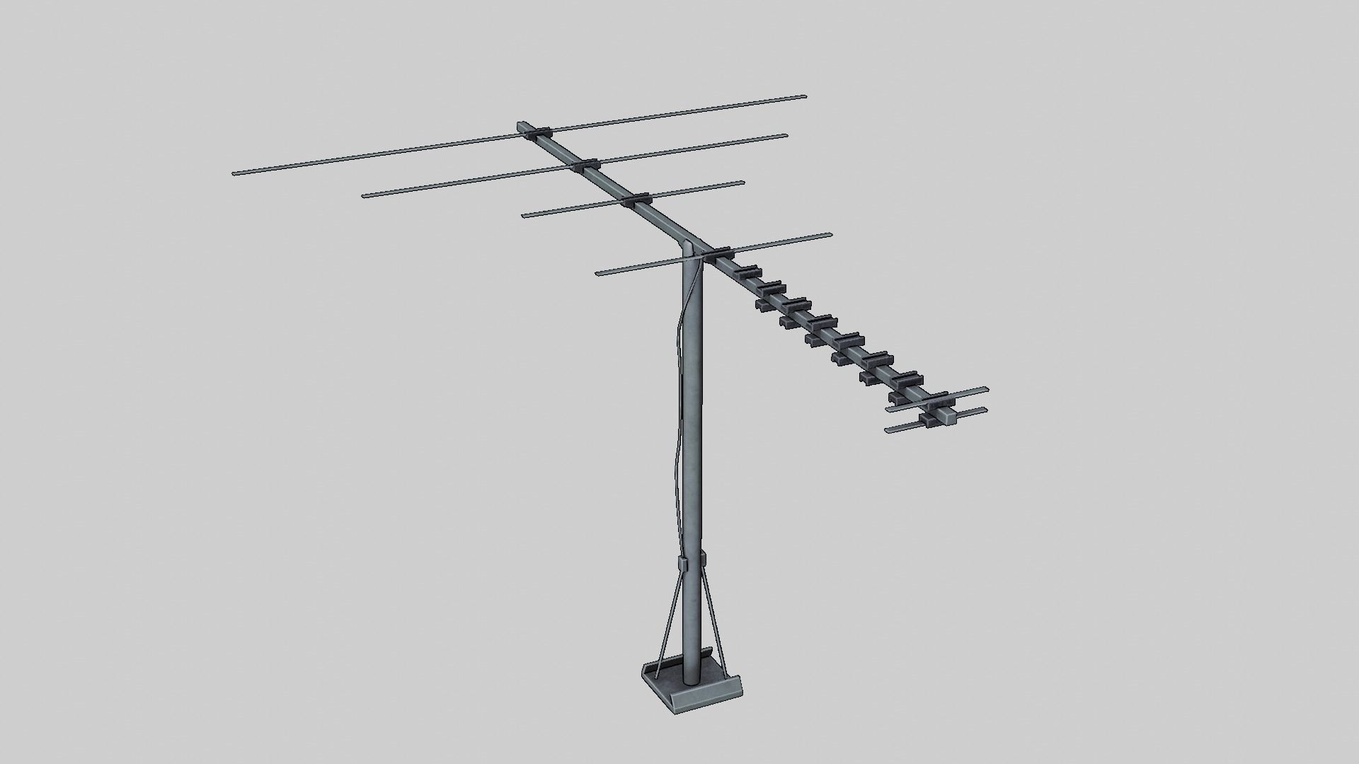 Modular Workshop Buildings Low-poly 3D model_47