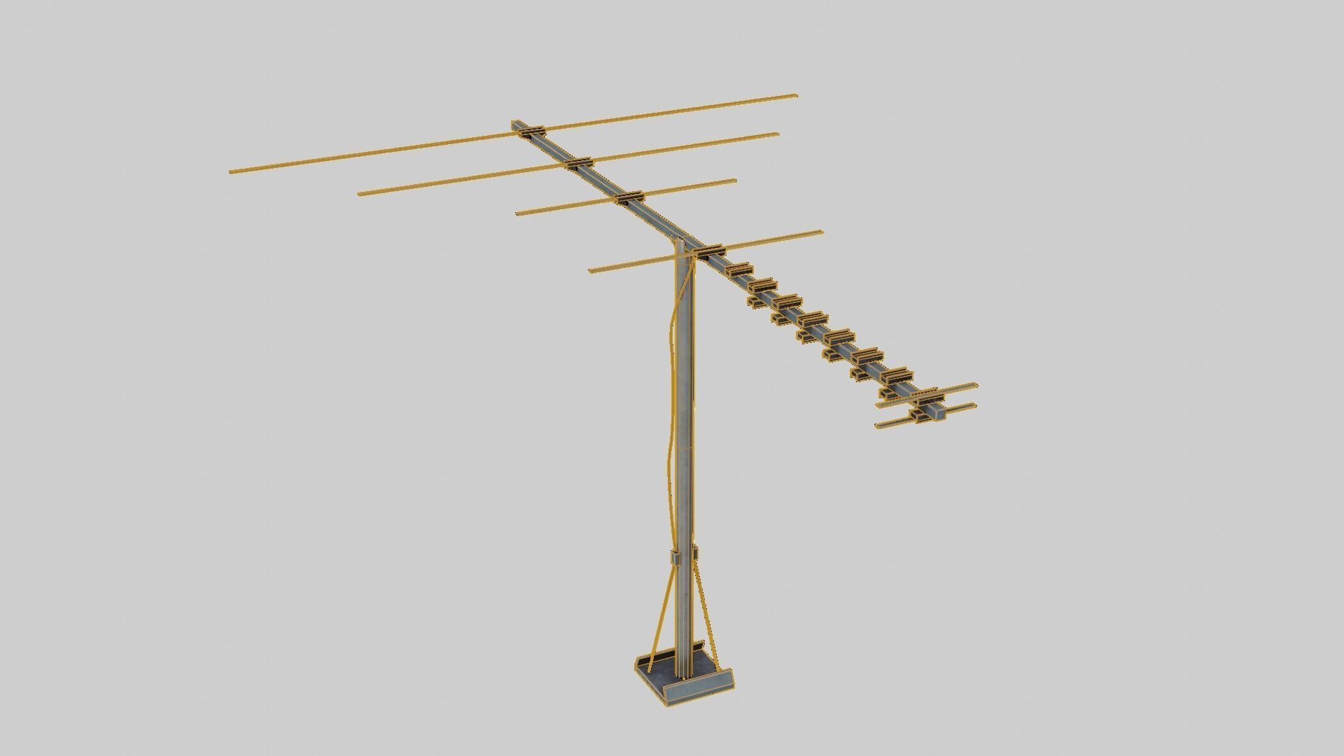 Modular Workshop Buildings Low-poly 3D model_48