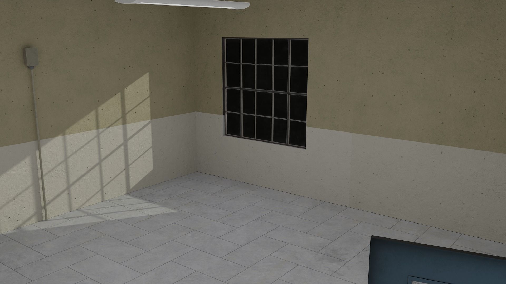 Modular Workshop Buildings Low-poly 3D model_5