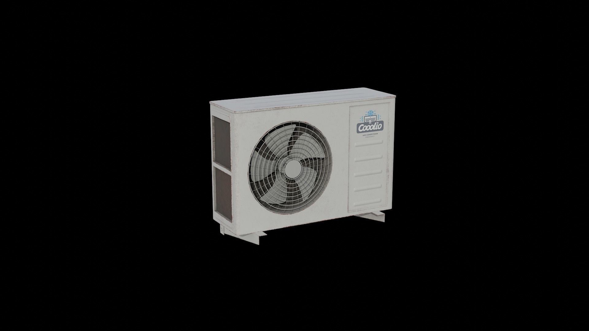 Modular Workshop Buildings Low-poly 3D model_43