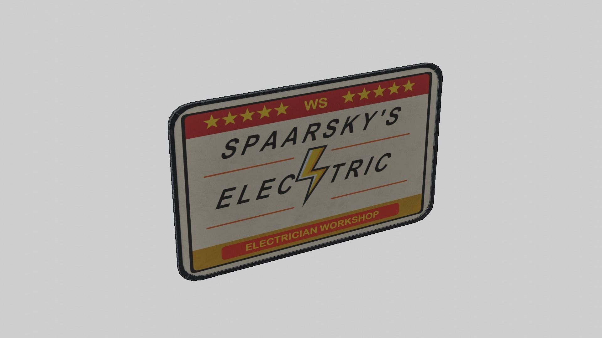 Modular Workshop Buildings Low-poly 3D model_68